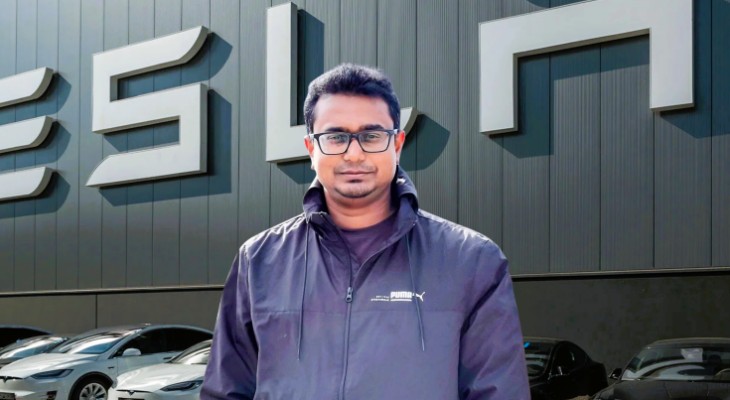 টেসলায় রুয়েটের কামরুজ্জামান 